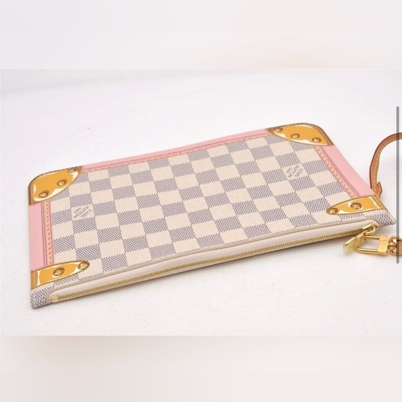 Authentic Louis Vuitton NEW limited Ed. Summer trunk Neverfull GM pouch - Picture 7 of 14